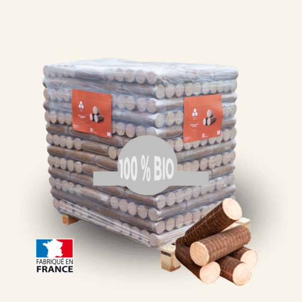 Bûches compressées confort Wooday – Palette de 96 packs